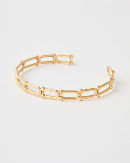 Bracelet jonc n°7 - doré