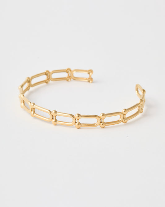 Bracelet jonc n°7 - doré