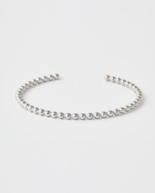 Bracelet jonc n°6 - argenté