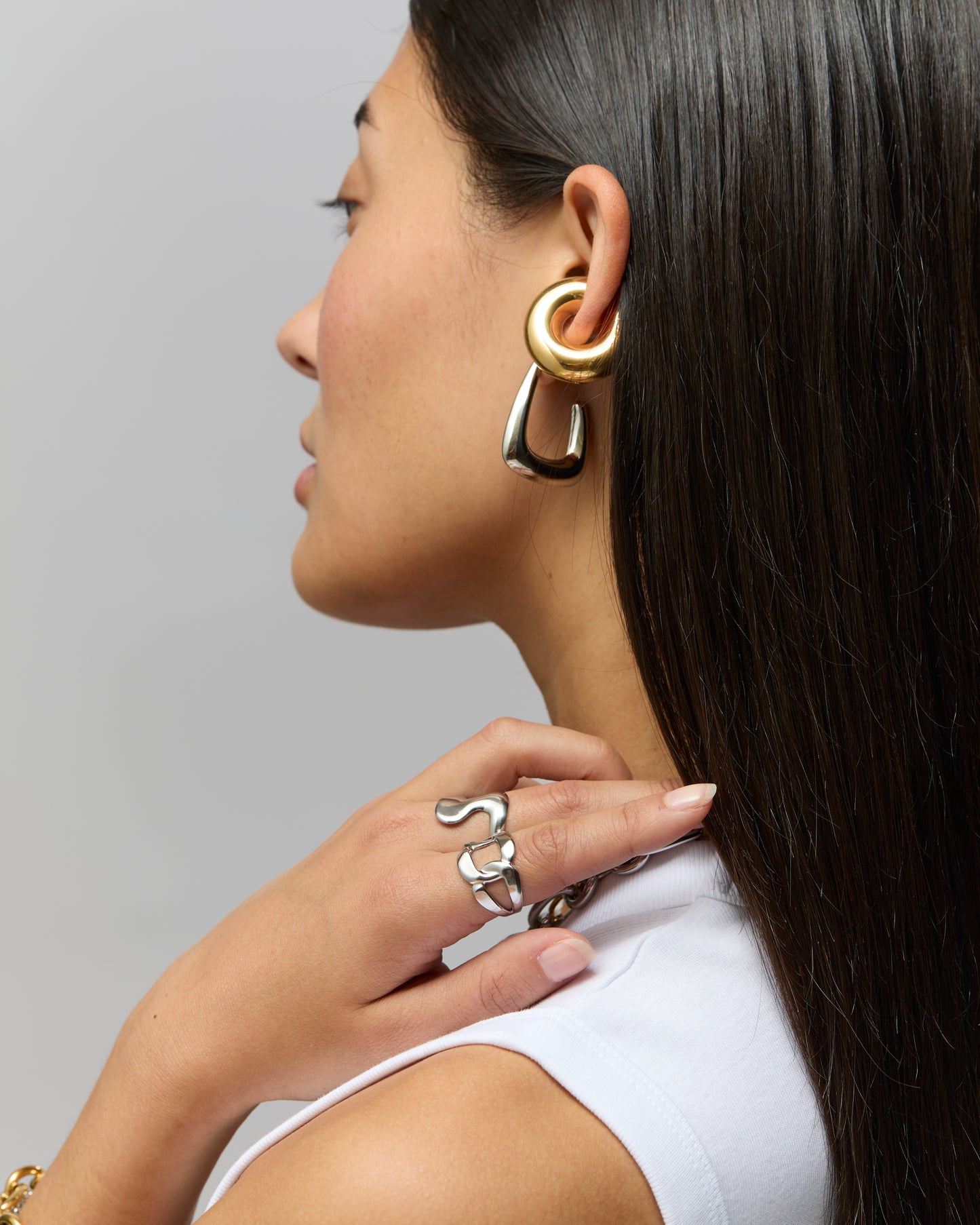 Boucles d'oreille n°5 - argentées