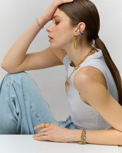 Boucles d'oreille n°10 - dorées