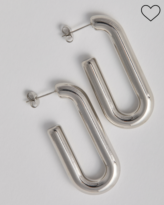 Boucles d'oreille n°2 - argentées