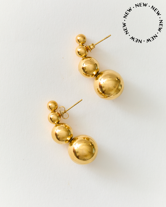 Boucles d'oreille n°21 - dorées