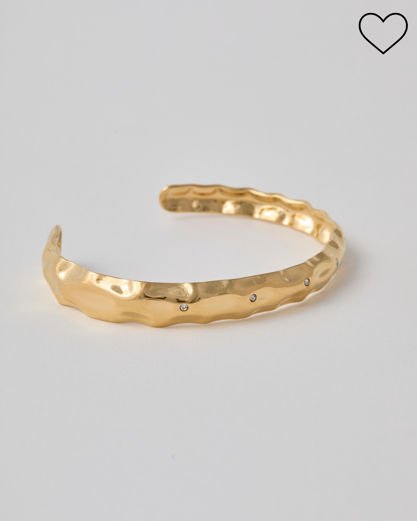 Bracelet jonc n°8 - doré