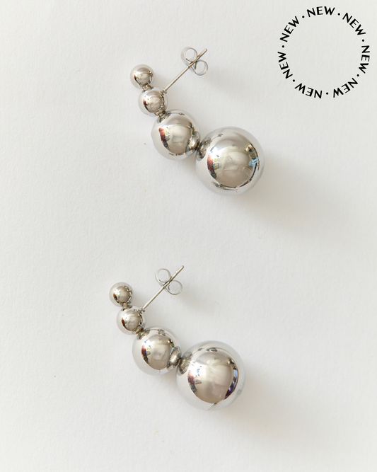 Boucles d'oreille n°21 - argentées