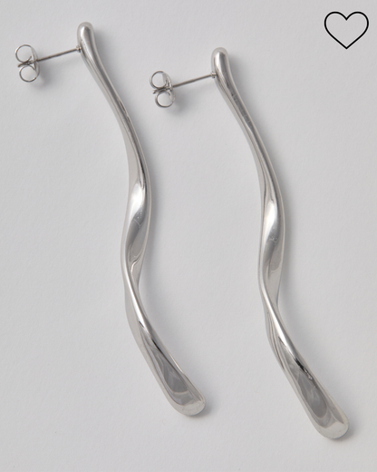 Boucles d'oreille n°11 - argentées