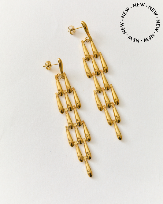 Boucles d'oreille n°19 - dorées