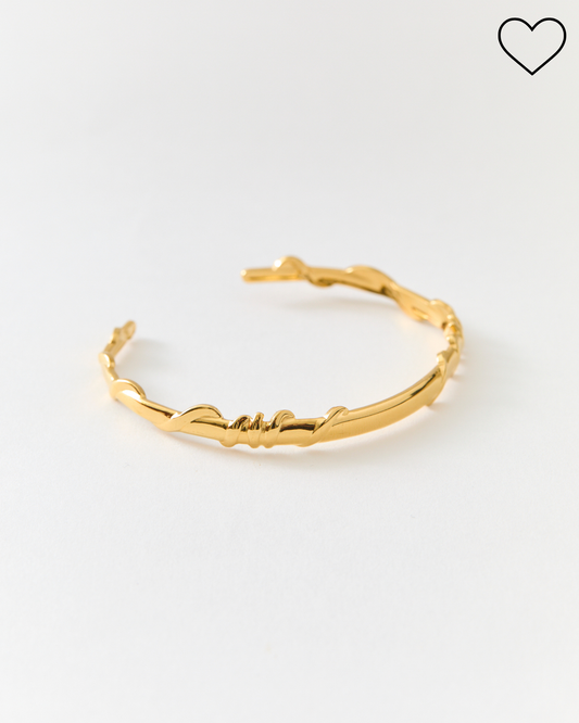 Bracelet jonc n°12 - doré