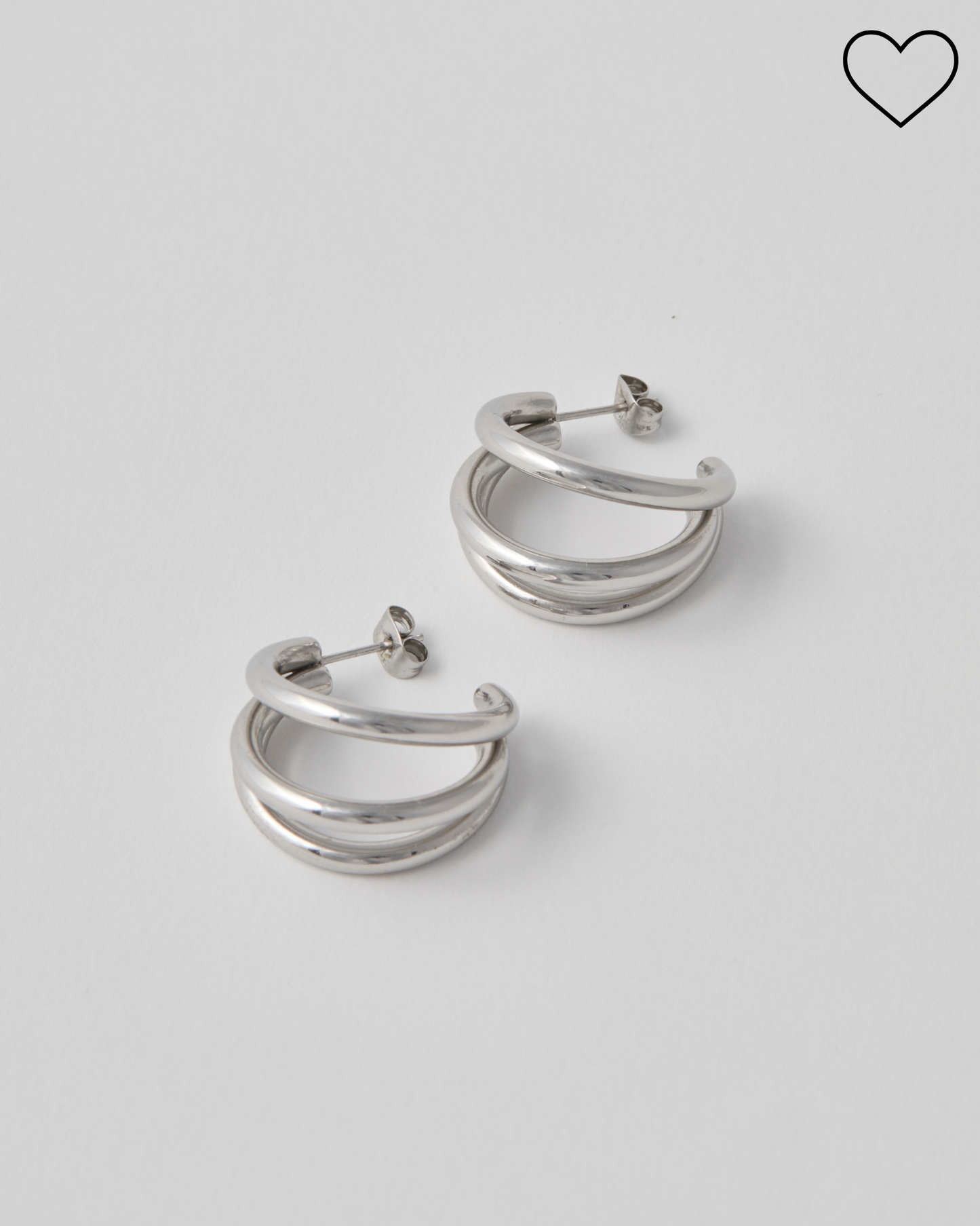 Boucles d'oreille n°1 - argentées