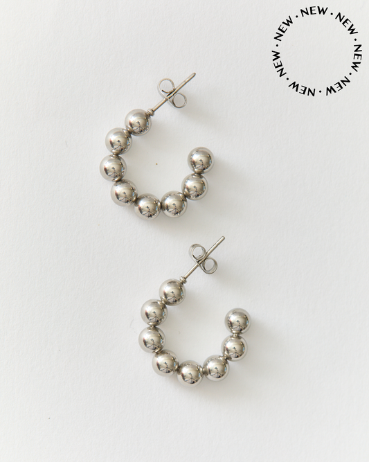 Boucles d'oreille n°22 - argentées