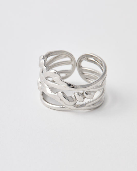 Bague n°13 - argentée