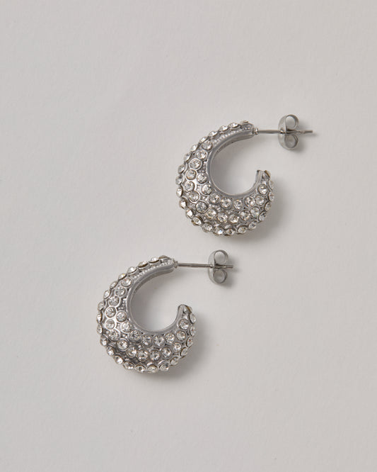Boucles d'oreille n°13 - argentées