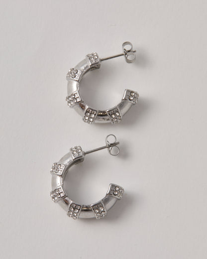 Boucles d'oreille n°14 - argentées