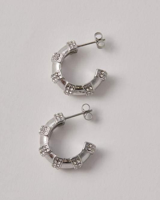 Boucles d'oreille n°14 - argentées