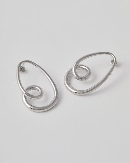 Boucles d'oreille n°9 - argentées