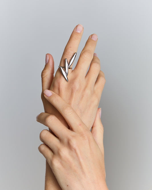 Bague n°18 - argentée