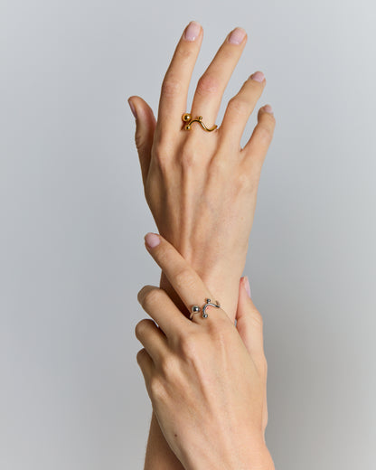 Bague n°21 - argentée