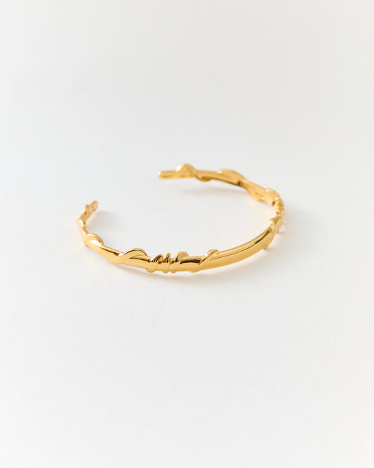 Bracelet jonc n°12 - doré