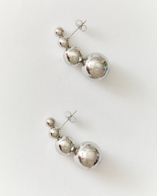 Boucles d'oreille n°21 - argentées