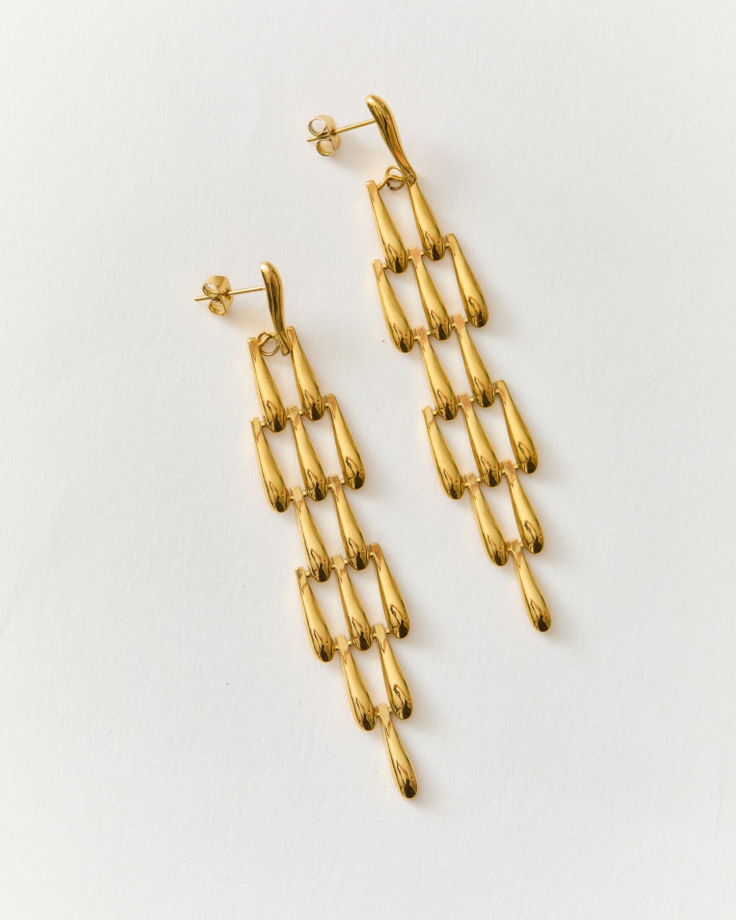 Boucles d'oreille n°19 - dorées