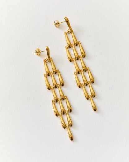 Boucles d'oreille n°19 - dorées