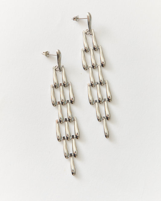 Boucles d'oreille n°19 - argentées