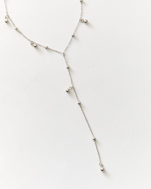 Collier cravate n°7 - argenté